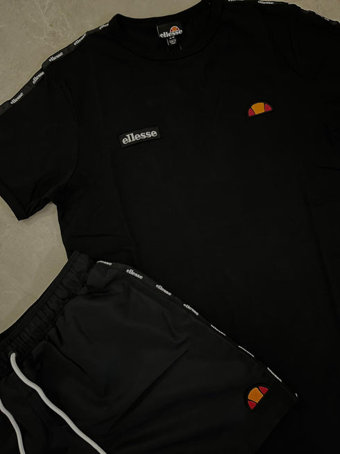 Ellesse tshirt set for man אלס חולצה טישרט בצבע שחור